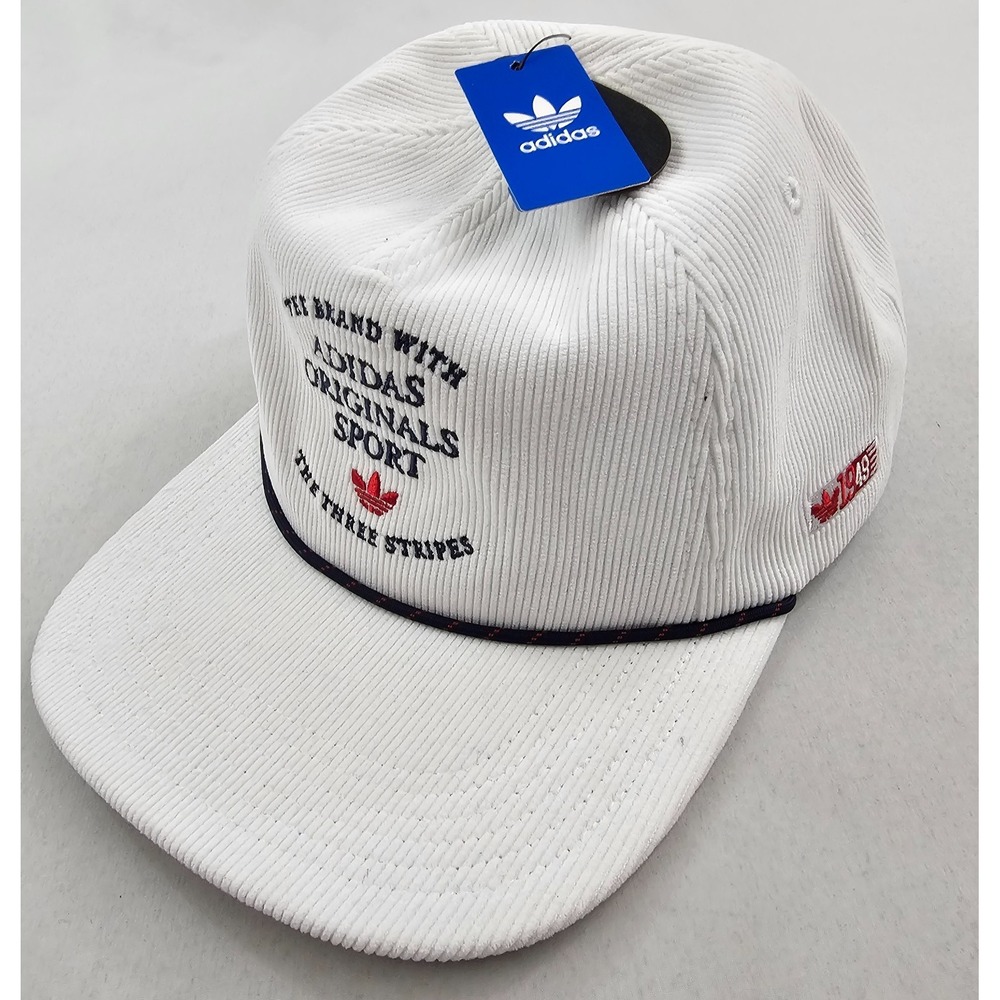 Adidas hat cap logo green white 1949 unisex unfair way strapback OSFA